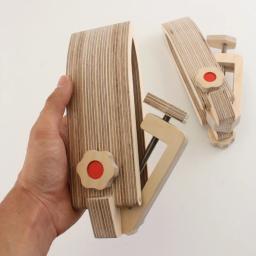 Clipe de retenção de couro de madeira artesanato ferramentas de costura braçadeiras para diy costura laço braçadeira ferramenta manual leathercraft - Image 4