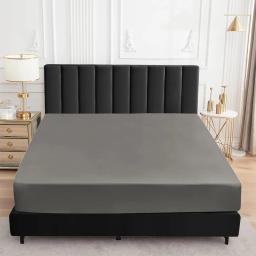 Folha de cama à prova d'água, protetor confortável colchão com elástico elástico, cuidado lavável e fácil - Image 3
