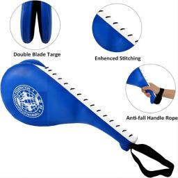 (1 par) equipamento de treinamento de alvos de pé de taekwondo para boxe sparring chutes laterais prática de artes marciais - Image 6