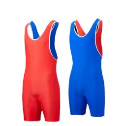 Terno De Levantamento De Peso Para Homens, Conjuntos De Exercícios, Competição Wrestling Suit, Macacão De Ginástica - Image 1