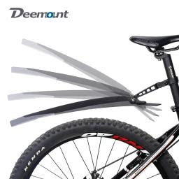 Deemount 1 par nova bicicleta paralama montanha 26 27.5 29 polegada asas de lama dianteiro/traseiro fender montagem rápida 27.2-34.9mm selim - Image 4