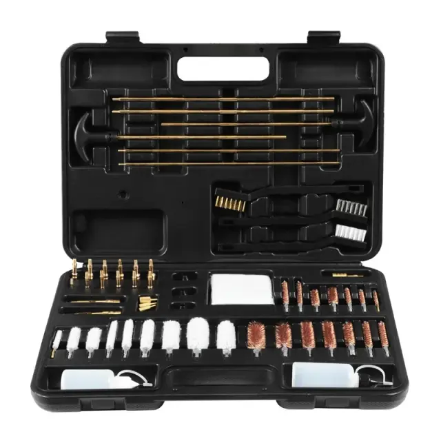 Conjunto Completo de Limpeza de Armas: Escovas para Rifles, Handguns e Espingardas em Calibres Múltiplos