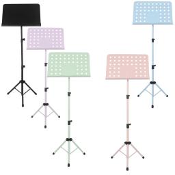 Metal portátil dobrável Music Stand, folha titular para guitarra, violino, saxofone, Ukulele - Image 1