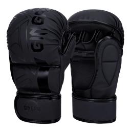 Luvas profissionais de boxe MMA para crianças e adultos, equipamento de boxe espesso, metade do dedo, sandbag, karatê, treinamento muay thai, pu - Image 1
