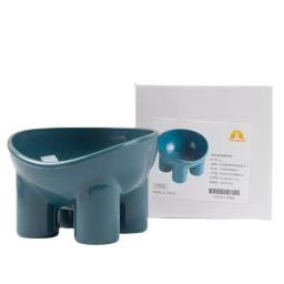 Tigela de gato duplo antiderrapante com suporte de inclinação, alimentador de animais de estimação, água alimentar, tigelas para cães - Image 5