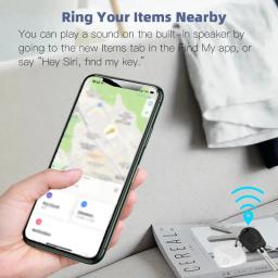 Mini Bluetooth GPS Tracking Device, Apple Find My App, Smart Tag, Anti-Lost Alarme, Posicionador, Criança, Pet, Carro, Posicionador - Image 2