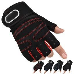 Luvas de Halterofilismo Metade do Dedo para Homens e Mulheres, Exercícios de Peso, Musculação, Ginásio Esportivo, Luva Fitness - Image 3