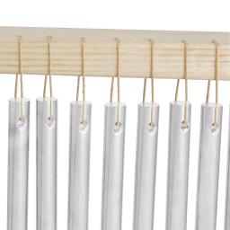 Instrumento de percussão de linha única com baquetas, Wind Chime, Solid Aluminum Tube, Wooden Desktop Table, 20 Tone - Image 4