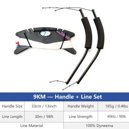 Freilein profissional Quad Line alças, liga de alumínio para Acrobatica Stunt Kite, voando Control Acessórios Ferramenta para Adultos, 33 centímetros - Image 2