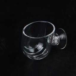 Alimentador vermelho dos peixes do copo do sem-fim do alimento de alimentação de vidro transparente com o tanque forte da sução - Image 5