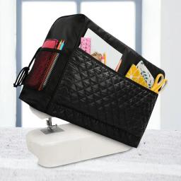 Capa protetora de pano durável à prova dwaterproof água para a máquina de costura com bolsos acessórios de costura saco de armazenamento - Image 2