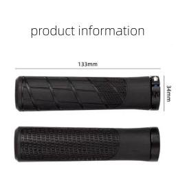 Guidão de borracha para mountain bikes, antiderrapante e à prova de choque, acessórios de bicicleta, plástico rígido - Image 4