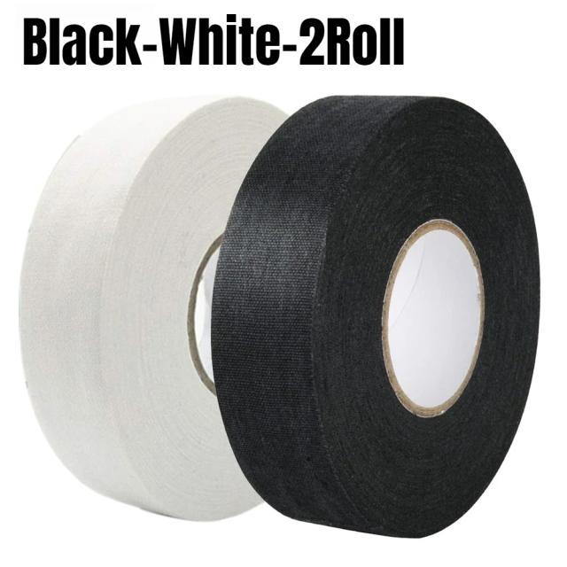 Fita de Hóquei 2.5cm x 25m Algodão Tecido Multiuso