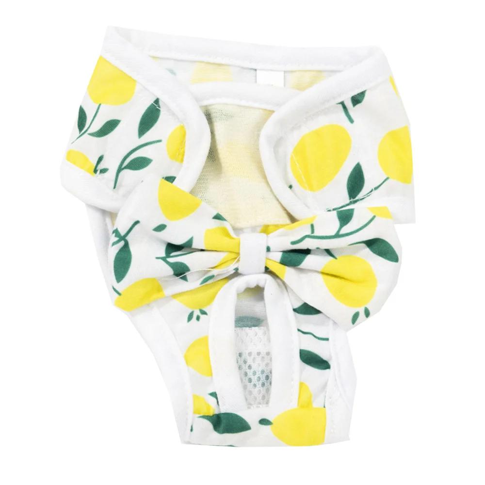 Calças Fisiológicas Respiráveis com Laço, Roupa De Fralda De Cachorro, Roupa Interior De Elasticidade, Calcinha Bonita para Cachorro e Gato, Pet Shop - Image 1