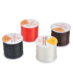 Elastic Crystal Beading Fio Cordas, cabo de estiramento para Artesanato Colar e Pulseira, 0.5mm-1.5mm, 35-50m por carretel - Image 6