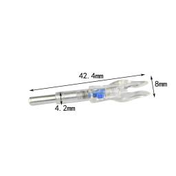LED Luminous Seta Nocks para Tiro com Arco Esportes, Luminous Iluminado Nocks, Automatic Knocks Tail, Seta Eixos, 4.2mm, 0.165" - Image 6