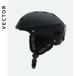Vector man feminino snowboard moto ski capacete certificação ce adulto à prova de vento skate snowboard esportes neve capacetes ciclismo - Image 5