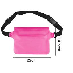 Bolsa cintura impermeável com Touch Screen, bolsa de praia leve, ajustável para caiaque - Image 6