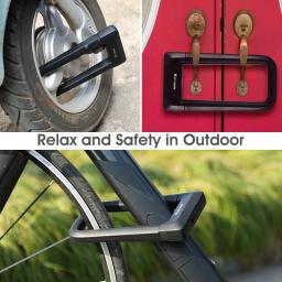 West Biking-Anti-Theft Bicicleta U Bloqueio, Road Bike Roda Cabo, motocicleta, Scooter, Bloqueio Ciclismo, Acessórios de bicicletas, Segurança, MTB - Image 6