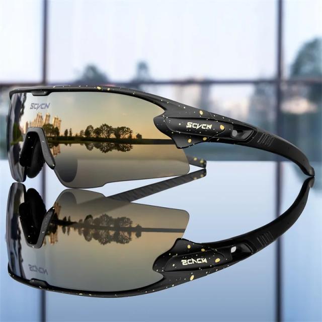 Óculos Polarizados 3 Lentes para Ciclismo, Pesca e Corrida - Ideal para Homens e Mulheres