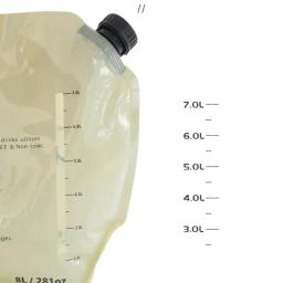 Saco de água potável ao ar livre, dobrável recipiente de água, portátil, dobrável, bolsa, sobrevivência, camping suprimentos, grande capacidade, 8L - Image 5