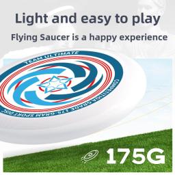 Disco voador com impressão colorida uv, brinquedos de lazer ao ar livre, jogo portátil, competições de disco voador, profissional, disco final, esporte - Image 1