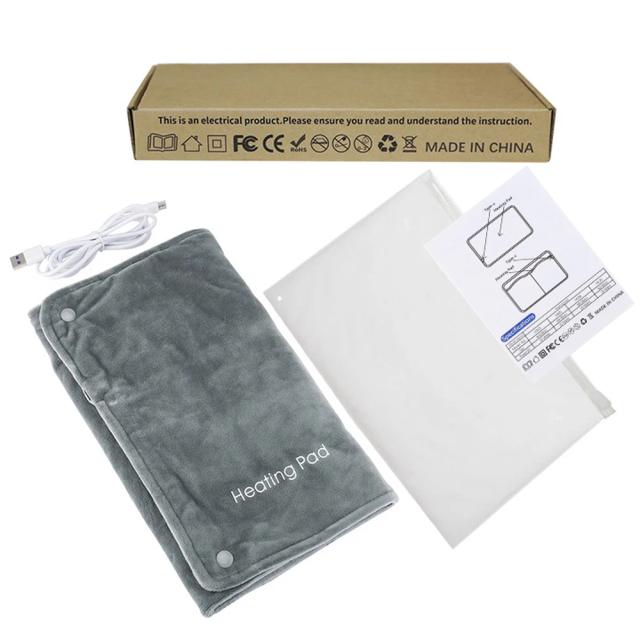 Mão Aquecedora Lavável de Grafeno 30x50cm para Aquecimento Confortável no Escritório e Inverno