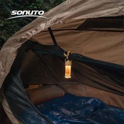 Sonuto-Barraca de acampamento para única pessoa, nylon leve, abrigo tático com mosquiteiro, anti-mosquito, campo impermeável - Image 5