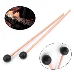Profissional Xilofone Marimba Mallet Baquetas, Instrumento de Percussão, Mallet Acessórios Parte, Comprimento 365mm, 1 Par - Image 1