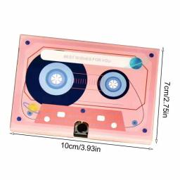 DIY Musical Aniversário Arte, Design personalizado, Cartões de Áudio, Personalizado, Cartão Gravável, Fita cassete - Image 6
