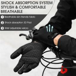 Bicicleta OCIDENTAL-Luvas Respiráveis de Ciclismo Esportivo para Homens e Mulheres, Antiderrapante, Tela Sensível Ao Toque, MTB, Bicicleta de Estrada, Ao Ar Livre, Corrida, Bicicleta - Image 4