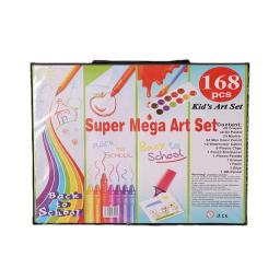 168 pçs crianças desenho caneta arte pintura conjunto esboçar lápis de cor lápis óleo vara guache pigmento cor desenho papelaria - Image 5