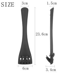 4/4 violoncelo arremate violoncelo placa de corda de fibra de carbono com quatro afinadores finos ajustáveis acessórios de instrumentos de cordas - Image 6