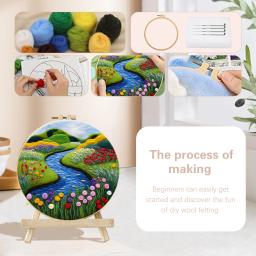 Kit Feltragem Chenistory-agulha para árvore da vida, acessórios artesanais, cenário natural, conjunto de acessórios para presente - Image 4