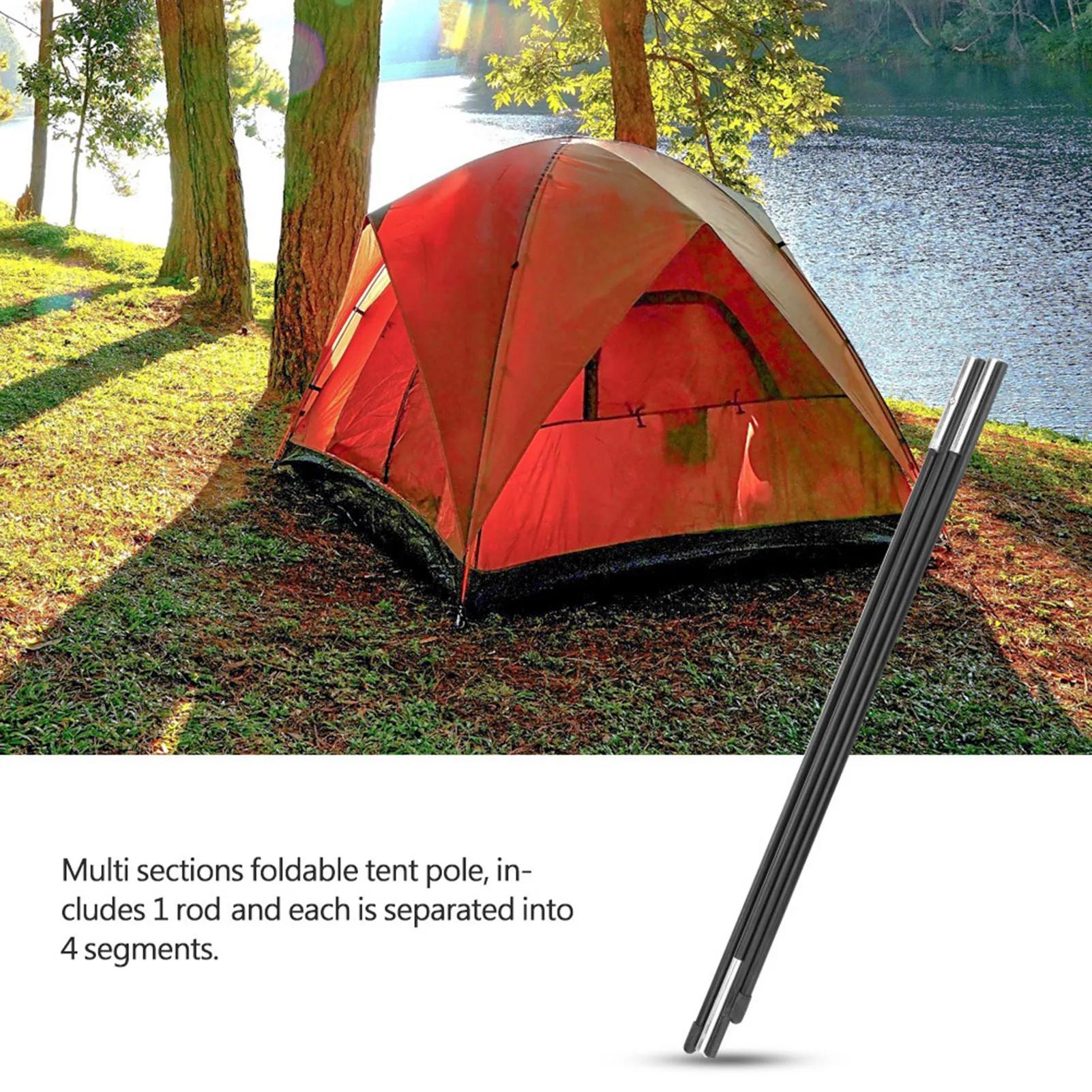 Barras de fibra de vidro para barraca de acampamento, barracas de 2*2m, camada dupla, abrigo solar, suporte de varas, armações de toldo, kit de acessórios de barraca - Image 1