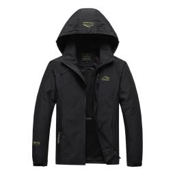 Jaqueta de Caminhadas Impermeável para Homens, Windproof, Ao ar livre, Camping, Caça, Corrida, Pesca, Casacos Esportivos, Tamanho Grande, Outono - Image 2