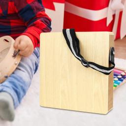 Tambor De Mão De Madeira Cajon Com Alça De Ombro, Caixa De Ritmo Portátil, Fácil De Transportar, Adequado Para Iniciantes De Férias, Home Stage, Crianças - Image 2