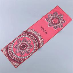Toalha impressa esportiva de resfriamento 30*100cm capa de tapete de yoga antiderrapante ginásio fitness microfibra viagem almofada de secagem rápida pilates - Image 3