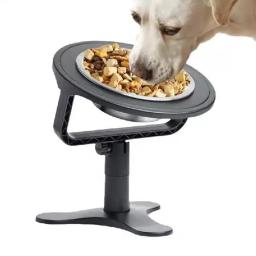 Suporte elevado de aço inoxidável para Pet, Dog Bowl, Cat Feeder, Altura ajustável, Food Bowl Stand, Feeders Table, Pet Supplies - Image 3