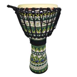 Percussão Africano Djembe Drum, bordado padrão, estilo nacional, atacado, 8.10.12 Polegada - Image 6