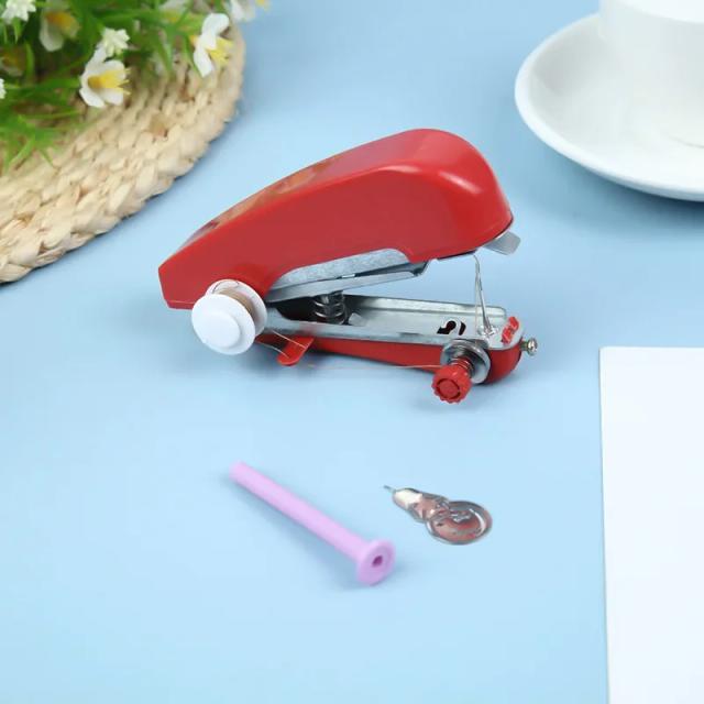 Máquina de Costura Portátil Mini Manual para Casa e Viagens - Ideal para DIY e Roupas
