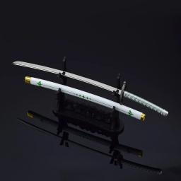 Anime Ulquiorra Espada Cifer, Arma da Escola Japonesa, Modelo Metal, Katana Bruta, Brinquedo Samurai, Presente Artesanal, 26cm - Image 3