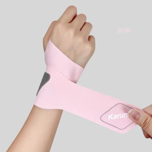 Pulseira de Suporte Ultra Fina para Pulso com Fita de Fixação - Ideal para Esportes, Entorses e Tendinites