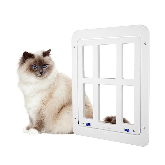 Porta Interior Magnética para Animais de Estimação - Portão Grande para Cães e Acesso Livre a Qualquer Tipo de Animal