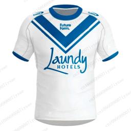 Men's Bulldogs Rugby Jersey, Camisola de Treino, Uniforme de Futebol, Grande, Respirável, Adulto e Criança, Nova Chegada, 24, 25 - Image 4