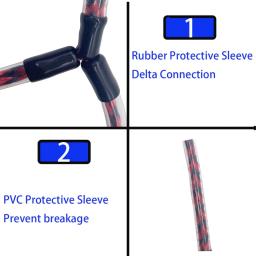 Segurança Surfing Tow Line Leash Cord com Handle Grip, Corda De Esqui Aquático, Wakeboard e Kneeboard - Image 5