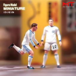 Jogador de Futebol Competição Win Figure, Estatueta Pintada, Modelo de Diorama, Decoração de Cena, Estatueta, Diorama, 1,87, 1/64, 1/43, 1/24 - Image 3