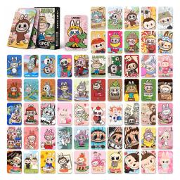 Double-Sided Cartoon Photo Cards, Labubu Cartões, Coleção Labubu Cartões Pequenos, Cor Impresso Cartões Festival, 92 - Image 3