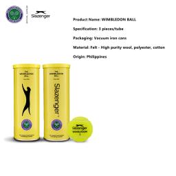 Slzenger-Canned Professional Bolas de tênis Copas, Competição Tênis Wimbledon, Schlesinger, 3 Pcs por tubo - Image 3