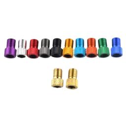 Adaptador de válvula de bicicleta de liga de alumínio, 4 unidades, converter presta para válvula schrader, bomba de bicicleta, bico de ar, ferramentas de tubo, acessórios de bicicleta - Image 2